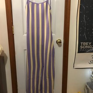 Stripped maxi dress